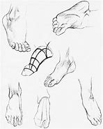 Image result for Feet Front View Drawing