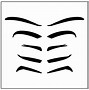 Image result for Eyebrow Stencils Drawing