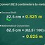 Image result for Cm to Meters Conversion