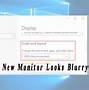 Image result for fuzzy monitor cause