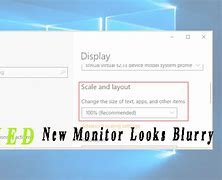 Image result for Monitor Blurry Screen