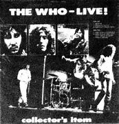 Image result for The Who Takrl LP Live