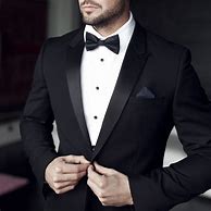 Image result for Tuxedo with Striped Tie