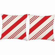 Image result for Candy Cane Striped Pillow Covers