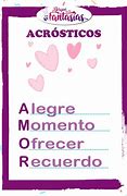 Image result for Acrostico De Amor