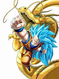 Image result for Goku SS3 Dragon Fist