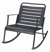 Image result for Black Metal Rocking Chairs