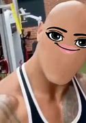 Image result for The Rock with Roblox Fearless Face Meme
