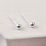 Image result for Small Silver Stud Earrings