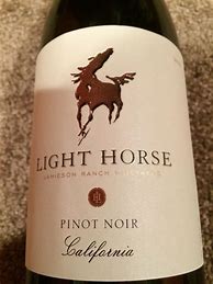 Image result for Jamieson Ranch Pinot Noir Light Horse