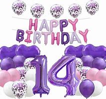 Image result for 14th Birthday Balloons
