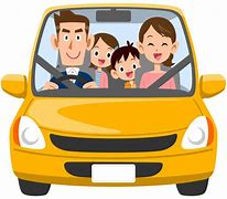 Image result for Family in a Car Clip Art