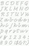 Image result for Cursive Letter Stencils