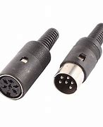 Image result for 6 Pin Din Male Connector