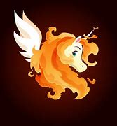 Image result for Cartoon Fire Unicorn