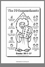 Image result for 10 Commandments Craft Projects