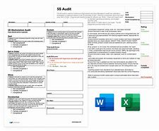 Image result for Free 5S Audit Form