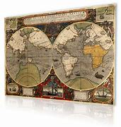 Image result for Antique World Map Poster Large