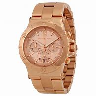 Image result for MK WOMEN'S Blaire Watch Gold Rose