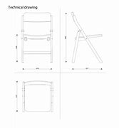 Image result for Chair Technical Drawing