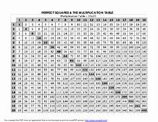 20 X 20 Multiplication Chart Download Printable Pdf
