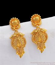 Image result for 1 Gram Gold Earrings