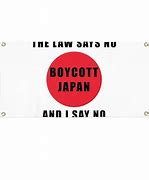 Image result for Boycott Japan