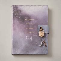Image result for Purple and Gold Lock Diary