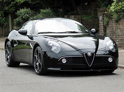 Image result for Alfa Romeo 8C Black