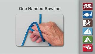 Image result for One-Handed Bowline Knot Trick