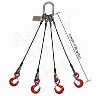Image result for 4 Leg Wire Rope Sling
