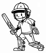 Image result for Cricket Clipart Black and White