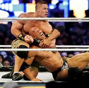 Image result for John Cena Wrestling The Rock