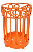 Image result for Orange Metal Basket