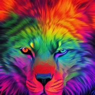 Image result for Psychedelic Lions W Blinds and Headphone