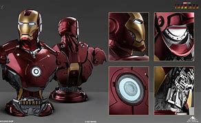 Image result for Iron Man Bust Next to Person