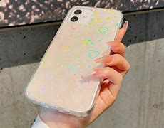 Image result for Heart Holographic Phone Case On Red Phone