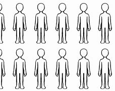 Image result for Printable People About 4 Inches Tall