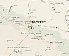 Image result for Show Low Arizona Map