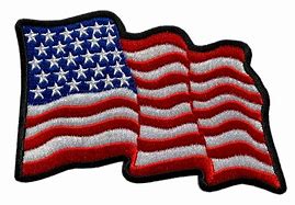 Image result for American Flag Iron On Patch