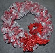 Image result for Christmas Tree Mesh Wreath