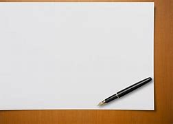 Image result for Blank Piece of Paper with Pen