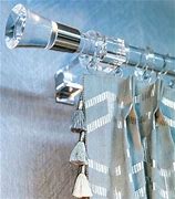 Image result for Lucite Curtain Rods