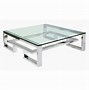 Image result for Large Square Glass Coffee Table