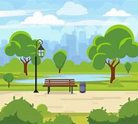 Image result for Cartoon City Park Background