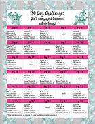 Image result for 30-Day Chair Challenge Template