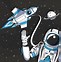 Image result for Astronaut in Galaxy