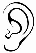 Image result for Listen Clip Art Black and White