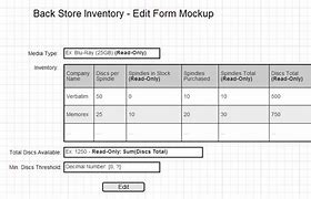 Image result for Technical Inventory Sample
