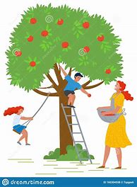 Image result for Fall Cartoon and Clip Art Apple-Picking